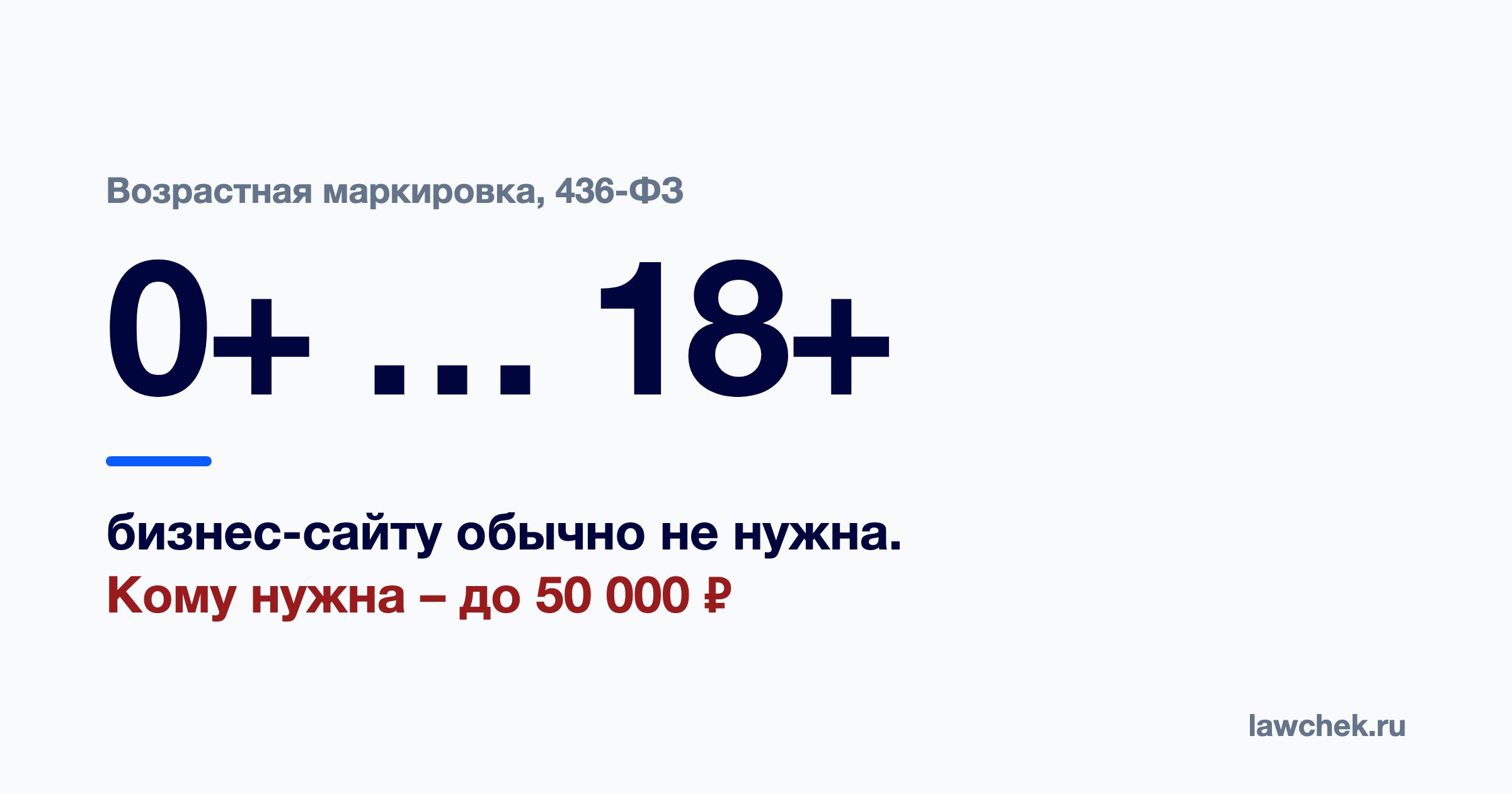 Возрастная маркировка сайта: когда нужен знак 18+ по 436-ФЗ